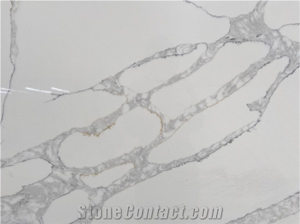 Calacatta Venato Quartz  Engineered Artificial Marble