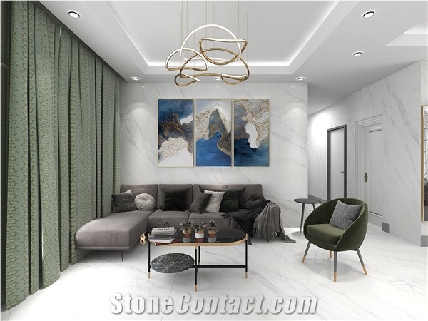 Calacatta White Bianco Sintered Stone Slab