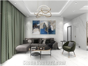Calacatta White Bianco Sintered Stone Slab