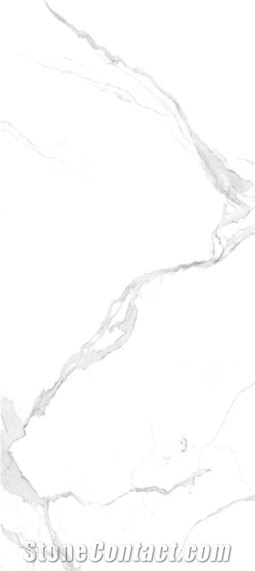 Carrara White Sintered Stone Slab