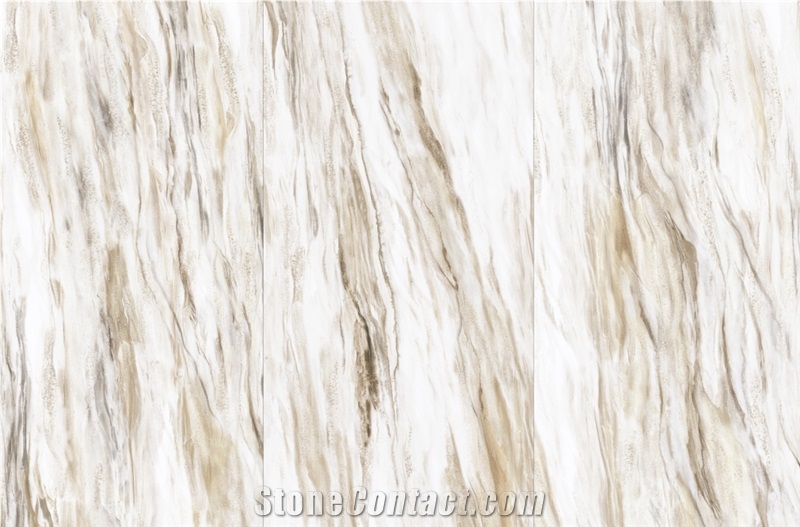 Evora Gold Sintered Stone Evora Golden White Sintered Stone