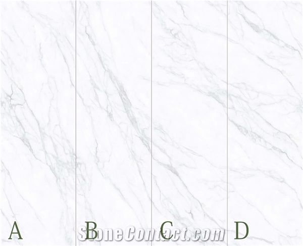 Glacier White Sintered Stone Slab
