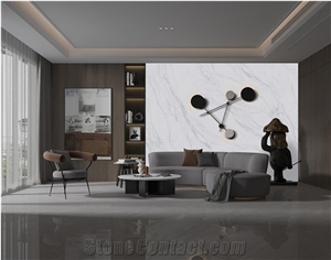 Glacier White Sintered Stone Slab