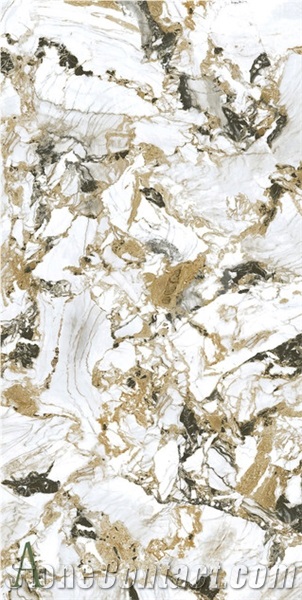 Golden Snow White Sintered Stone