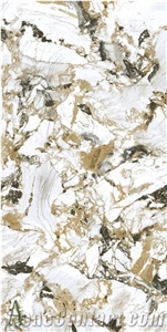 Golden Snow White Sintered Stone