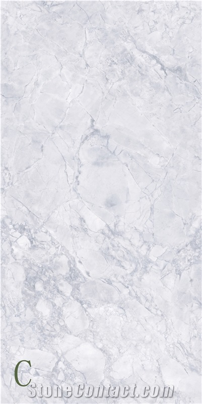 Ice White Sintered Stone Slab