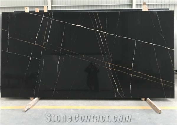 Marquina Black Quartz Marquina Black Engineered Marble