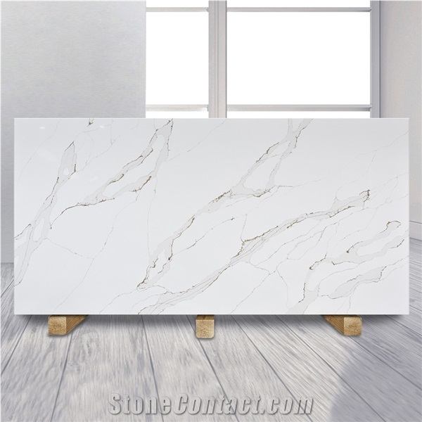 Popular Classic Artificial Stone Quartz Slabs BS-SH-6120