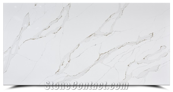 Popular Classic Artificial Stone Quartz Slabs BS-SH-6120