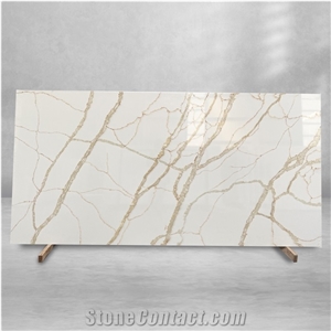 Sky Gold Quartz Engineered Artificial Marble BS-AP-8837-2