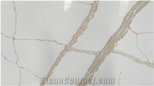 Sky Gold Quartz Engineered Artificial Marble BS-AP-8837-2