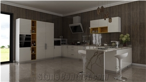 Sky Gold Quartz Engineered Artificial Marble BS-AP-8837-2