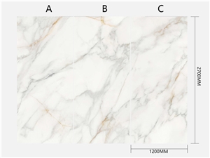 Superior Calacatta Gold Marble Look Sintered Stone Slabs