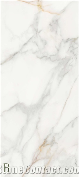 Superior Calacatta Gold Marble Look Sintered Stone Slabs