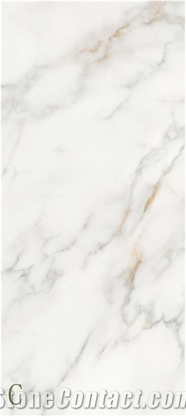 Superior Calacatta Gold Marble Look Sintered Stone Slabs