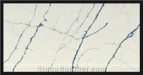 White Everest Artificial Marble Everest White Quartz
