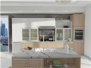 White Everest Artificial Marble Everest White Quartz