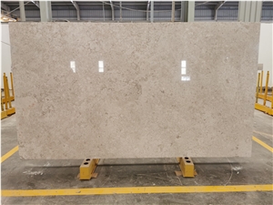 Delicate Cream Marble Slabs 20Mm Polished