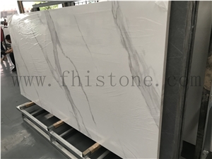 Calacatta White Statuary Honed Matt Sintered Stone Slab