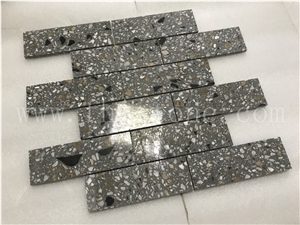 Grey Terrazzo Mosaic New Trend Floor Tile Brick Mosaic