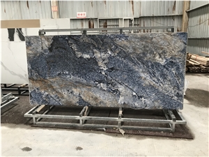 Luxury Sodalite Blue Sintered Stone Slab 3200X1600mm Stone Luxury Sodalite Blue Sintered Stone Slab 3200X1600mm Stone