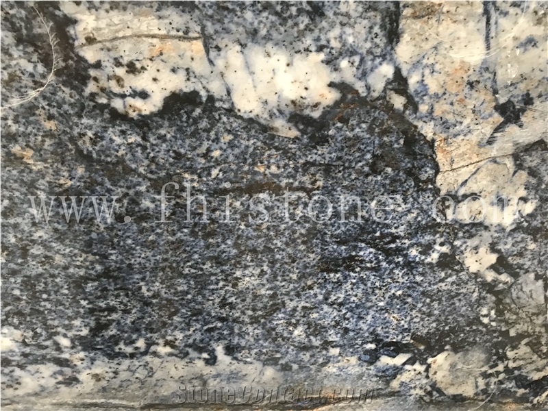 Luxury Sodalite Blue Sintered Stone Slab 3200X1600mm Stone
