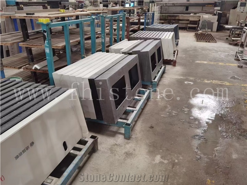 Sintered Stone Bathroom Vanity Tops With Mirror Cabinet