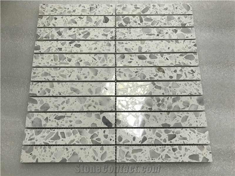 Terrazzo Mosaic New Trend Floor Tile Rectangular Mosaic