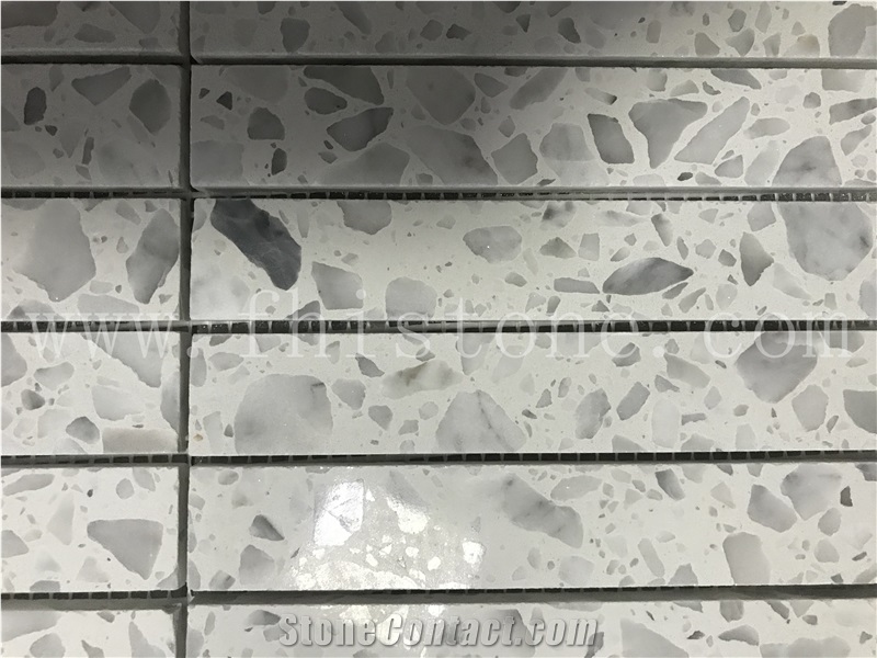 Terrazzo Mosaic New Trend Floor Tile Rectangular Mosaic