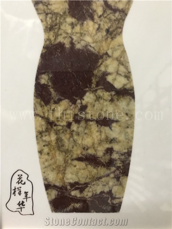 Red Marble Carved Handcraft Cheongsam Luxury Women's Gift
