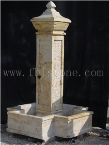 Sculptured Roman Carved Corinthian Columns Pillars Hollow