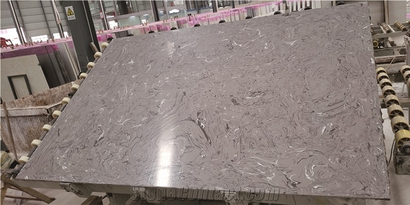 Carrara White Hot Selling Artificial Marble Big Slabs