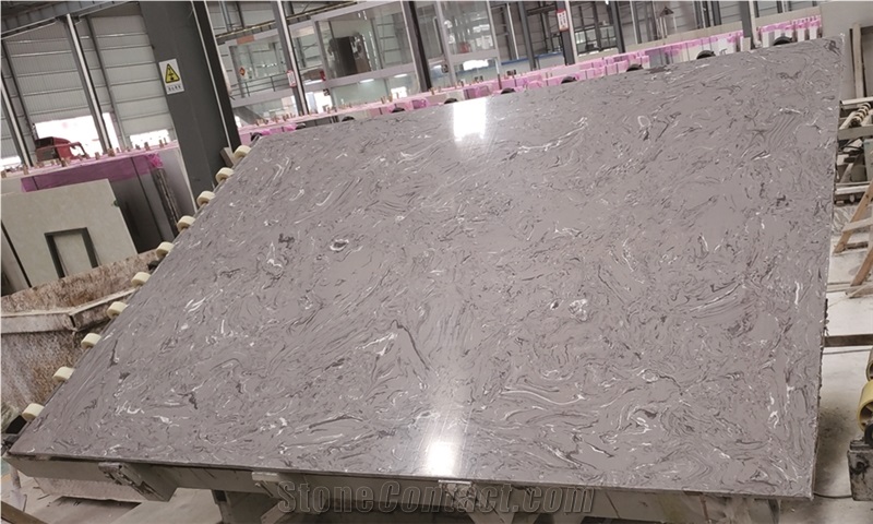 Carrara White Hot Selling Artificial Marble Big Slabs