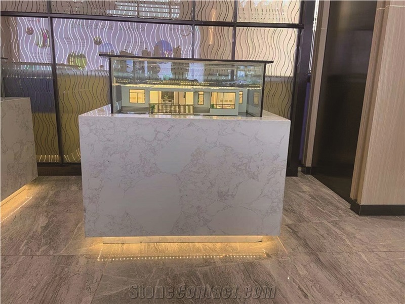 Carrara White Hot Selling Artificial Marble Big Slabs