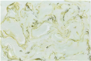 Green Color Artificial Onyx TV Background Wall