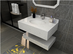 Kinds Of Designs Artificial Marble Bathroom Vanity Sink