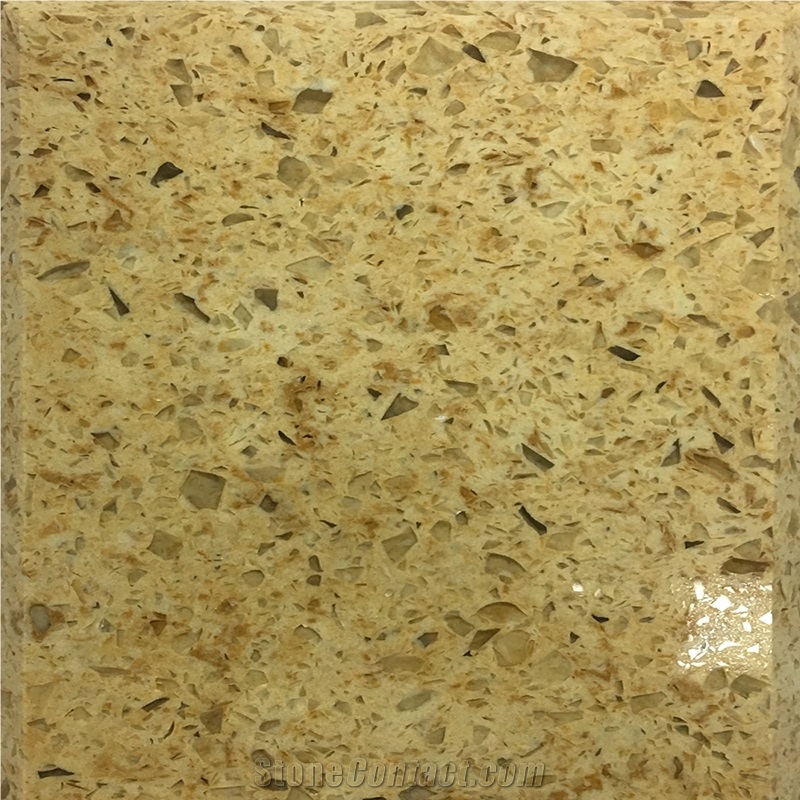Pure Color Artificial Quartz Engineered Stone Slabs