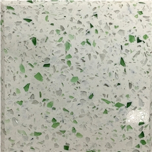 Pure Color Artificial Quartz Engineered Stone Slabs