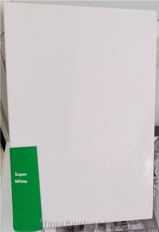 Super White Engineered Stone Agglomerated Stone Good Price