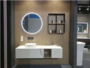 White Quartz Bathroom Wash Basin White Quartz Bathroom Wash Basin