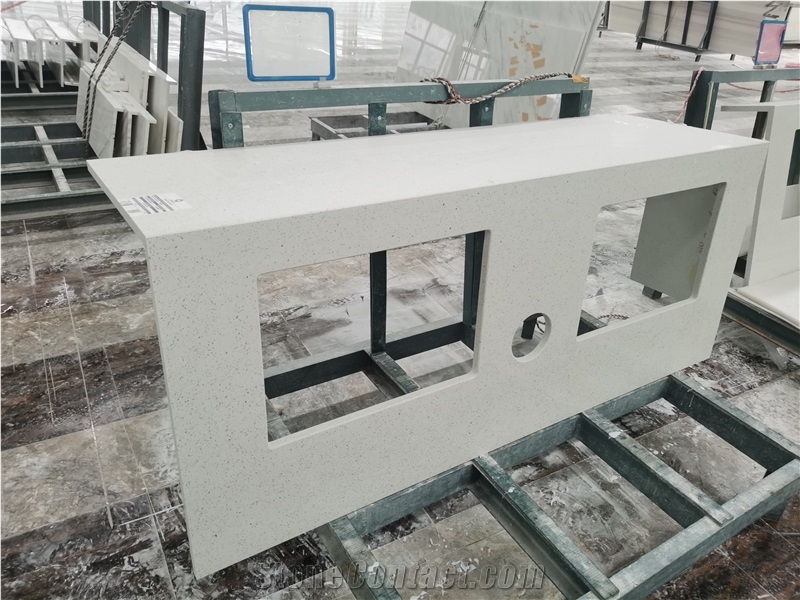 Stone Sinks Terrazo Wash Basin White Artificial Marble