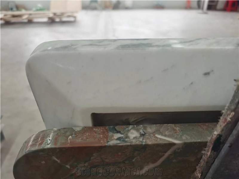 Bianco Monte Marble Rectangle Tops Work Restaurant Table