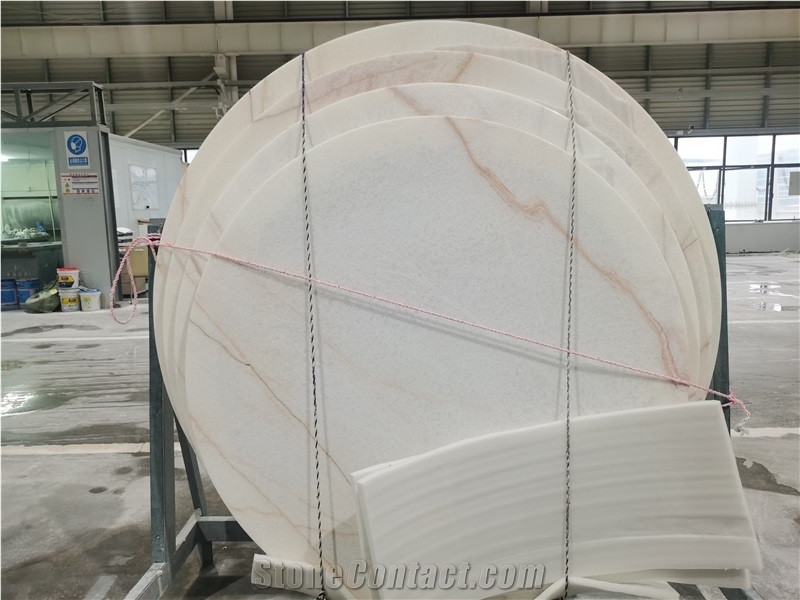 Crystal Onyx  Round Table Tops Restaurant Table Tops