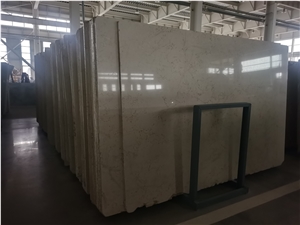 Lydia Beige Marble Tiles & Slabs Floor  Kitchen Wall Design