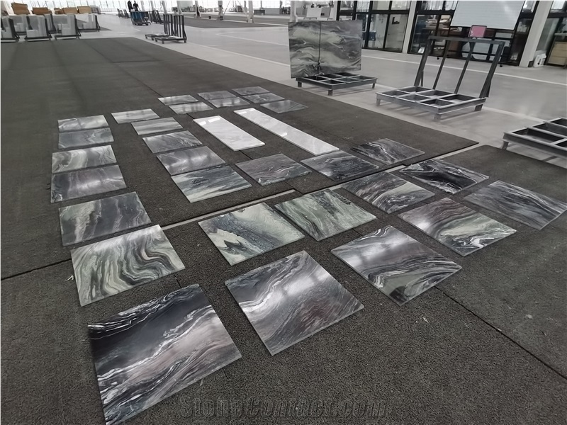 Violet Landscape Marble Purple Slabs & Tiles Natural Stone