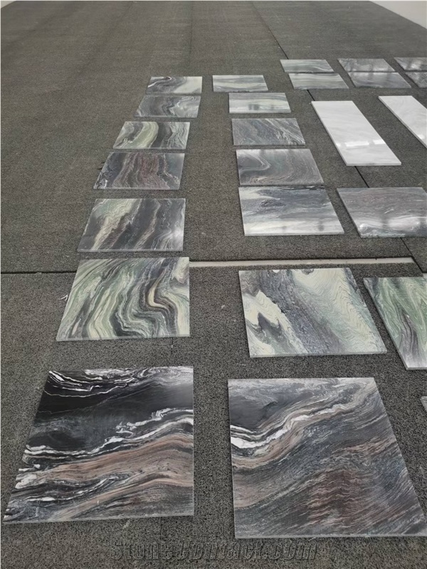Violet Landscape Marble Purple Slabs & Tiles Natural Stone