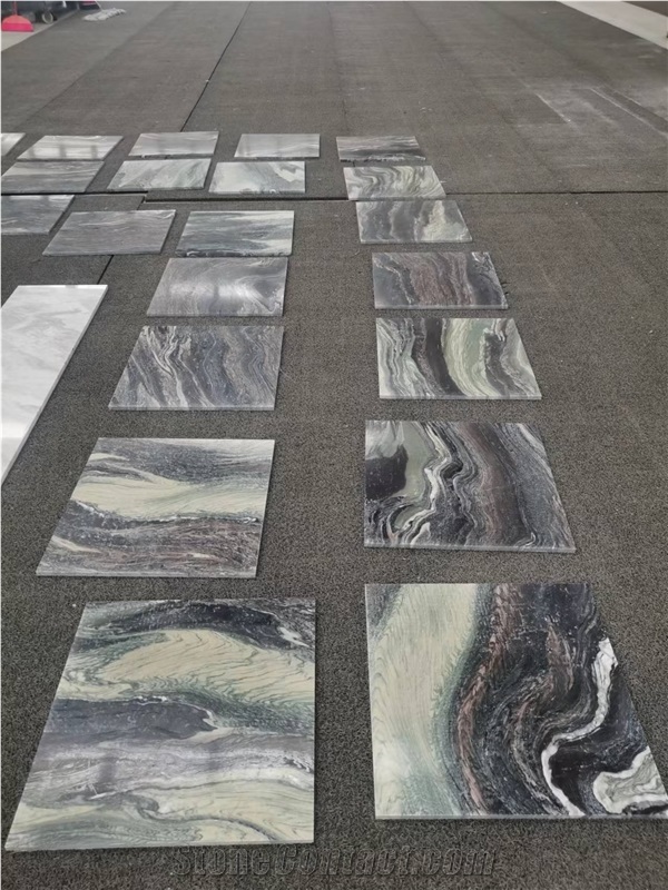 Violet Landscape Marble Purple Slabs & Tiles Natural Stone