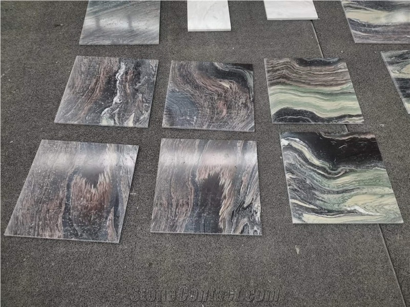 Violet Landscape Marble Purple Slabs & Tiles Natural Stone