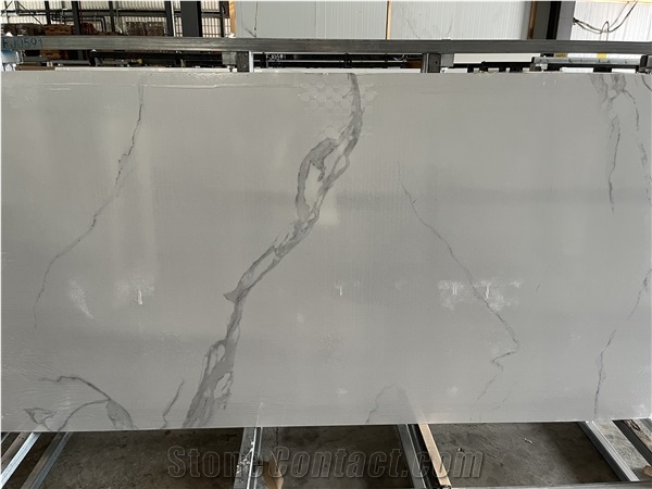 Calacatta White Sintered Stone Slabs