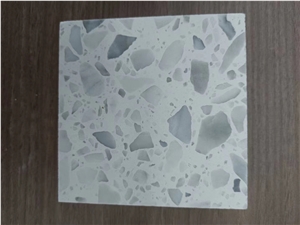 China Fire Resistant Dark Blue Inorganic Terrazzo Floor